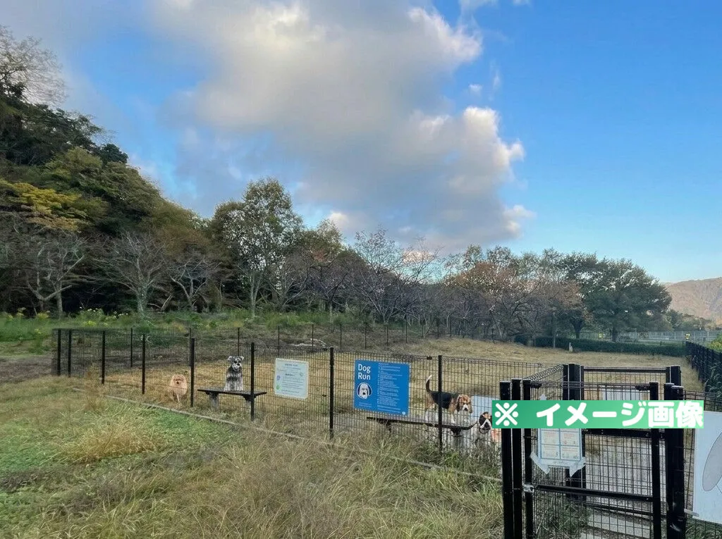 鮎沢パーキングエリア(上り)ドッグラン