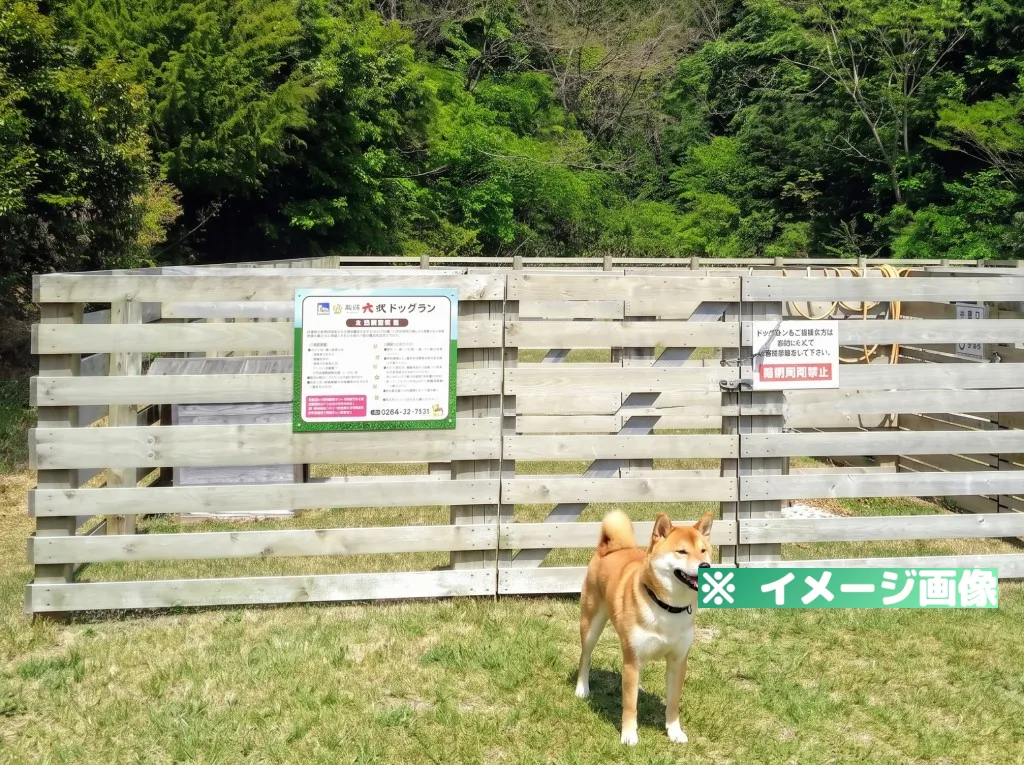 道の駅 犬挟 ドッグラン