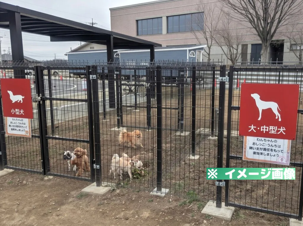 道の駅 べに花の郷おけがわ ドッグラン