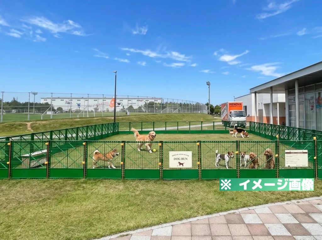 おのサンサッカーパーク ドッグラン